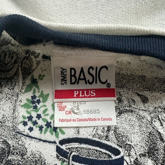 Vintage Window Birds Nature Crewneck Size XXL - Picture 3 of 5